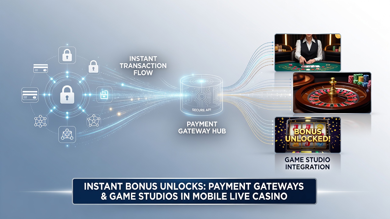 Mobile Live-Casino-Sitzungen mit integrierten Zahlungs- und Bonus-Funktionen