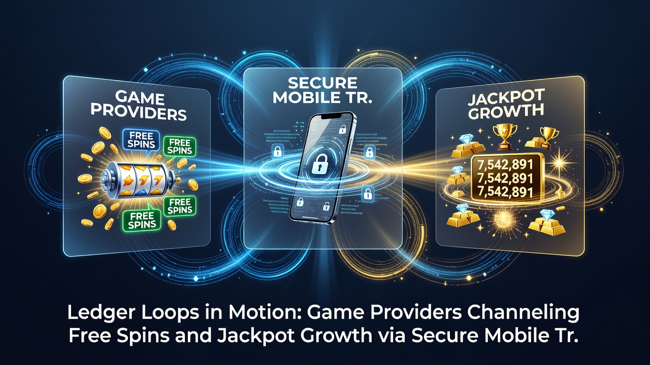 Darstellung sicherer mobiler Transaktionen mit Fokus auf Freispiele und Jackpot-Wachstum in Ledger-Systemen