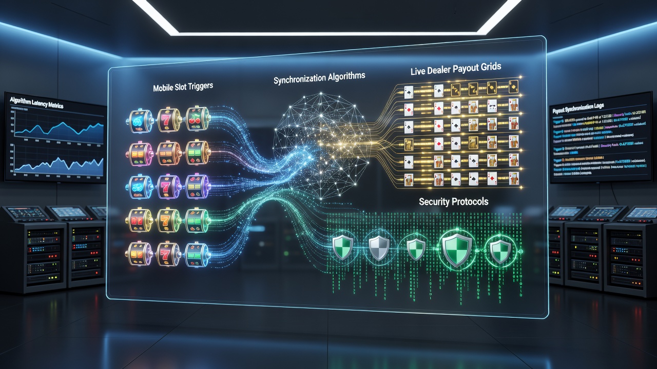 Visualisierung der Datenflüsse zwischen Slot-Algorithmen, Live-Dealer-Payouts und Transaktionssicherheit